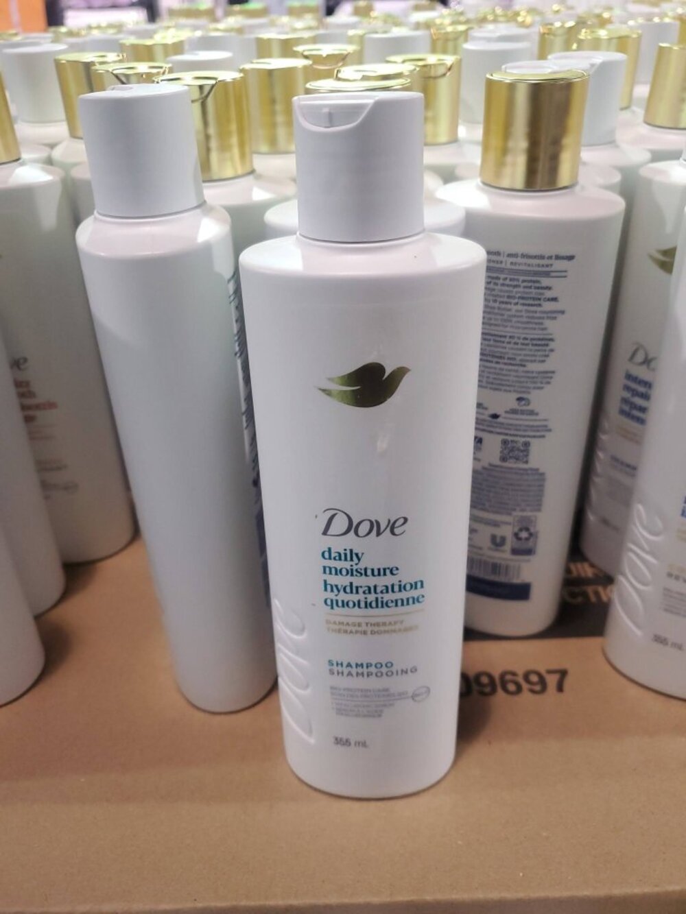 Dove Shampoo Daily Moisture Bio-Protein Care + Hyaluronic Serum, 355 ml